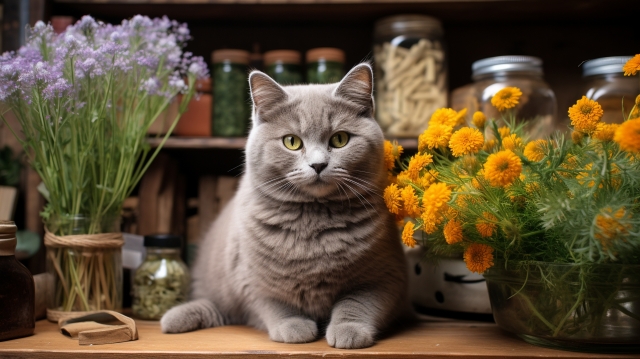 一喜一憂する猫のイメージ写真