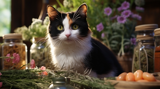 理不尽な猫のイメージ写真