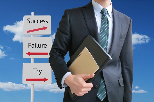 失敗は成功の基のイメージ写真