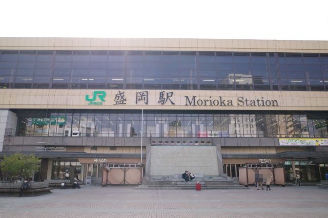 盛岡駅の正面写真
