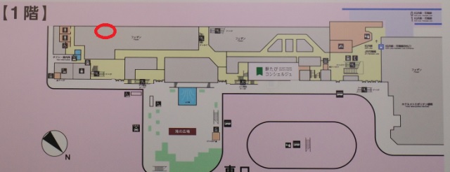 大同苑の場所を示す構内図