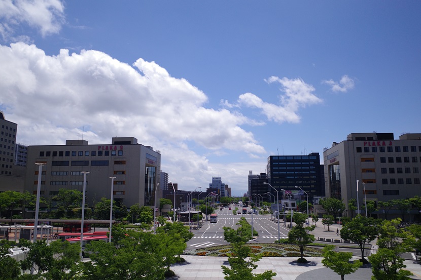 新潟駅の新幹線ホームの写真