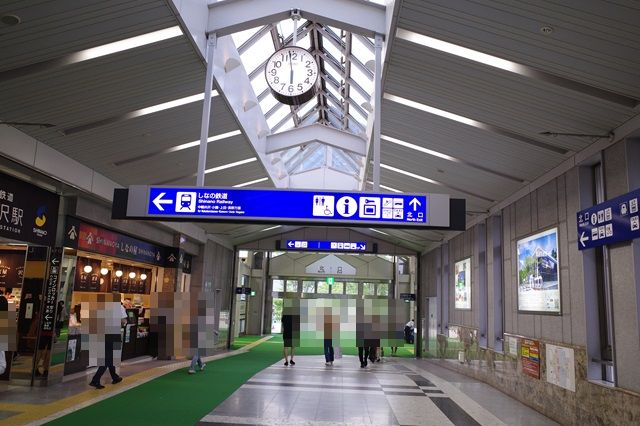 軽井沢駅の風景