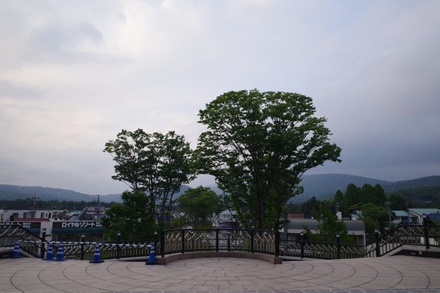 軽井沢駅北口の風景写真
