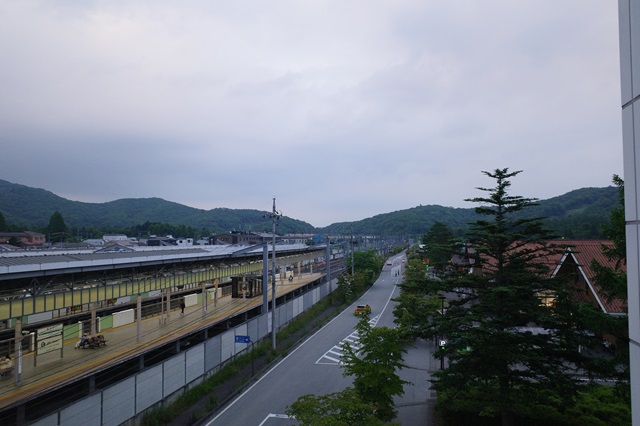 軽井沢駅南口周辺の風景写真