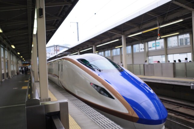 上田駅の全景写真