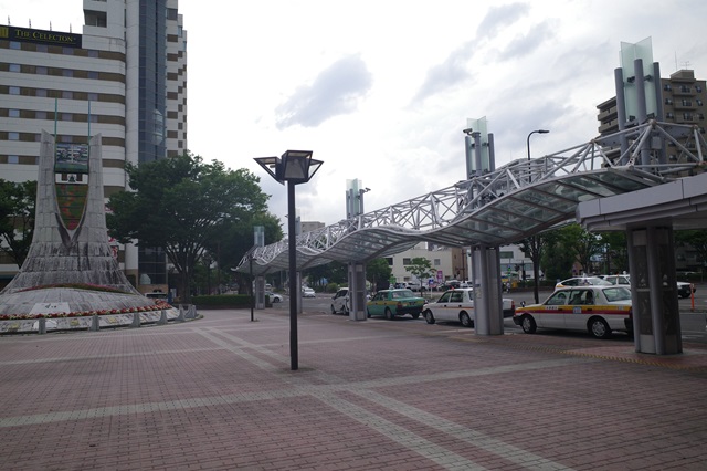 福島駅西口のタクシー乗り場の風景写真