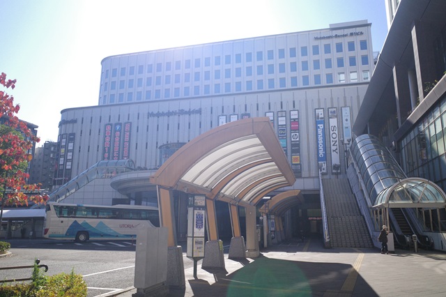 仙台駅バス乗り場の風景写真 