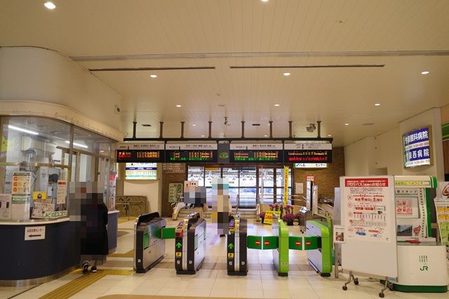 郡山駅の中央改札の写真