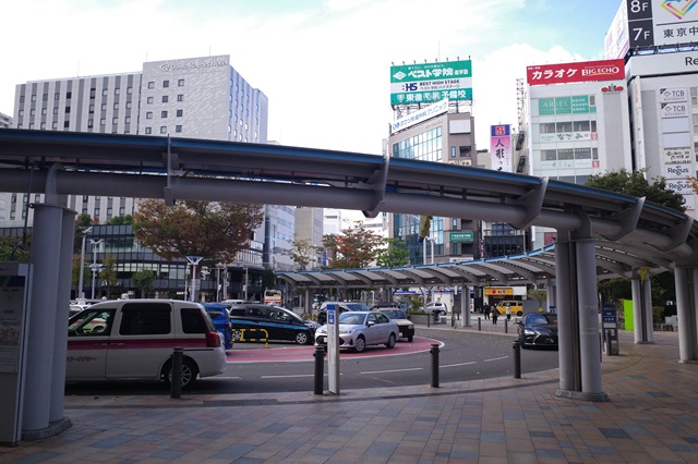 郡山駅のタクシー乗り場の写真