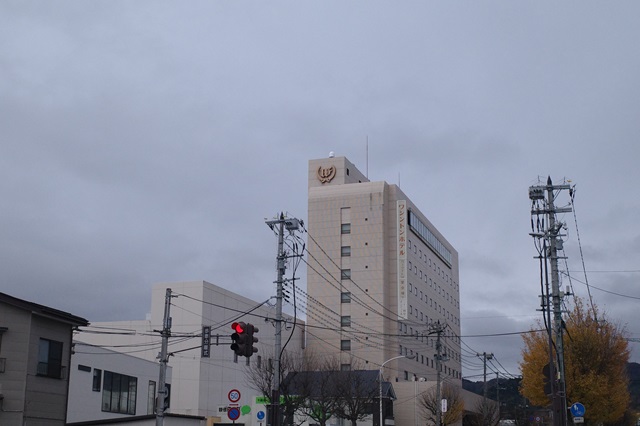 会津若松ワシントンホテルの現地の外観写真