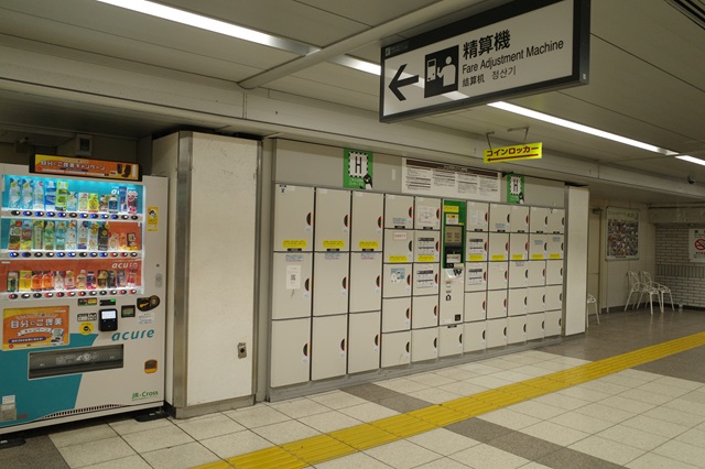 池袋駅構内14番の箇所の構内図の写真