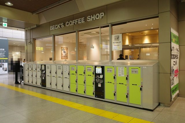 立川駅のコインロッカーの赤丸②番の写真