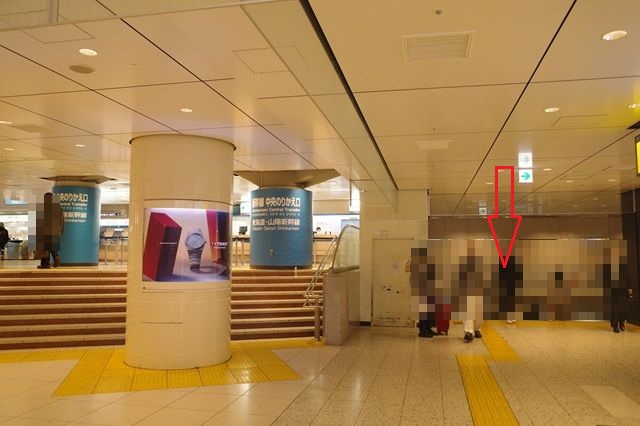 東京駅の銀の鈴エリアへの行き方の写真