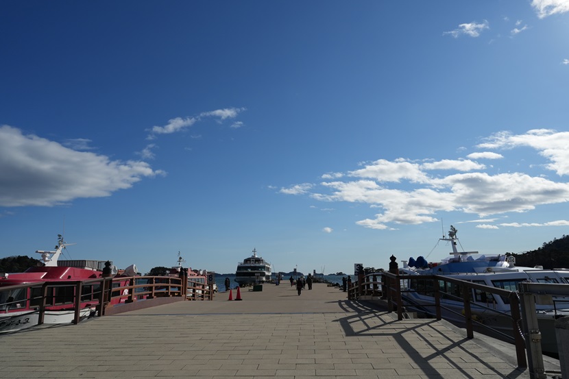 松島遊覧船乗り場の風景写真