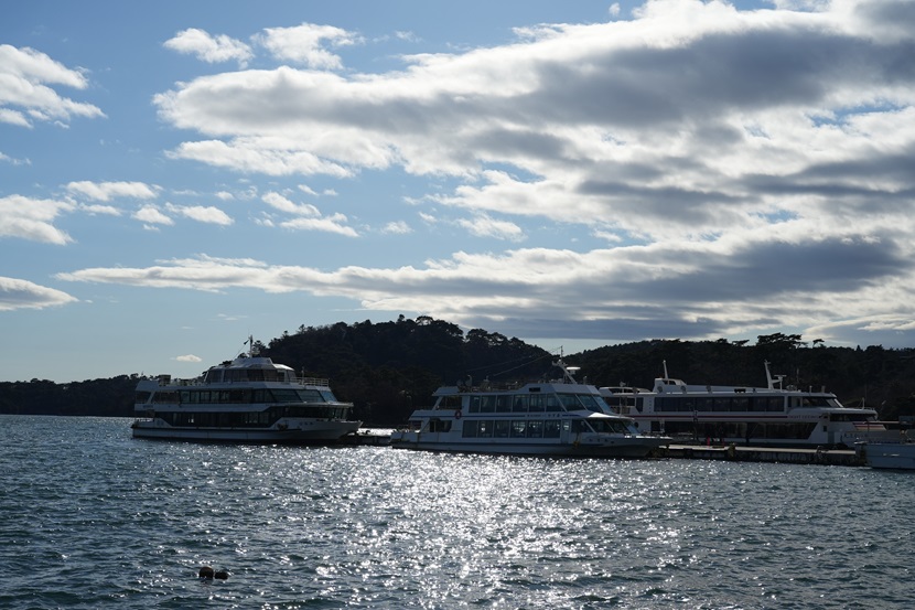 松島遊覧船乗り場の風景写真