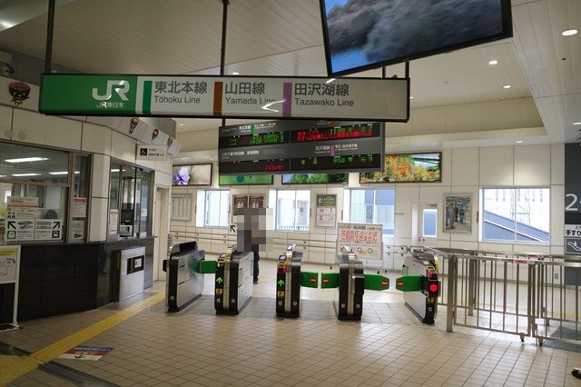 盛岡駅の北改札の写真