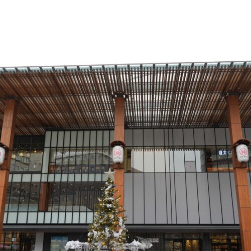 長野駅の正面の風景写真