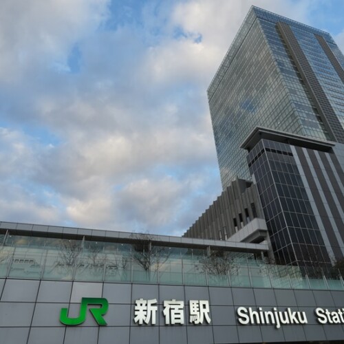新宿駅の風景写真