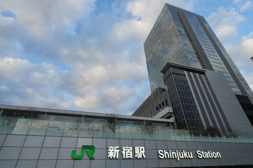 新宿駅の風景写真