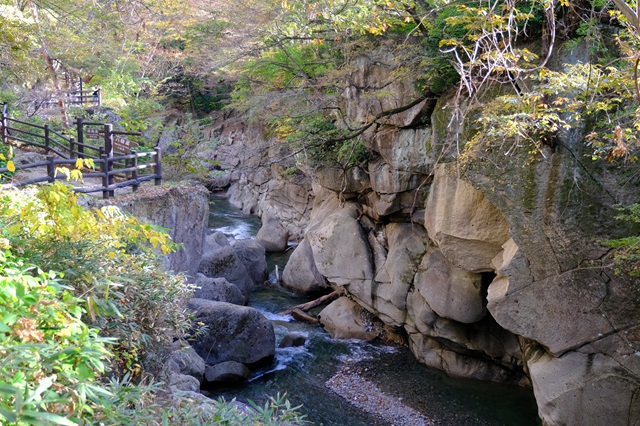 磊々峡の風景写真