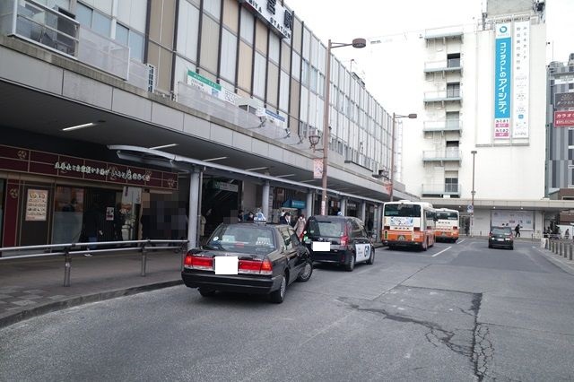 大宮駅東口のタクシー乗り場の案内