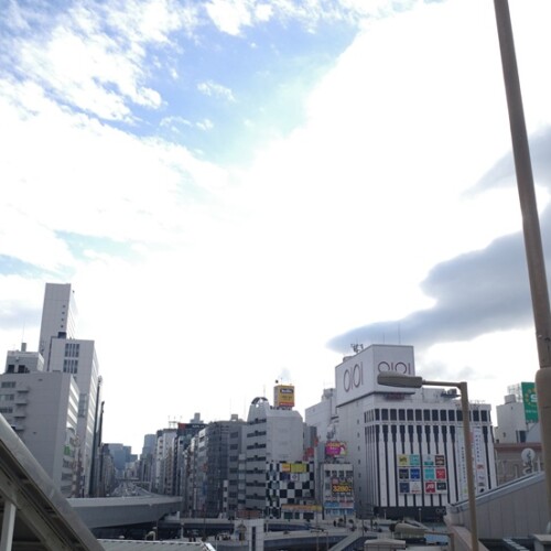 パンダ橋口から見た上野の風景
