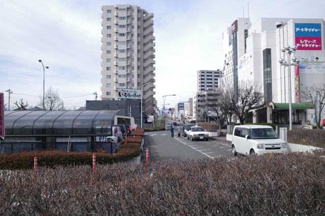 一般車進入経路の写真