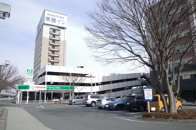 北上駅東口一般車駐車場