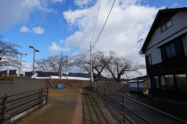 船岡駅から一目千本桜へのルート