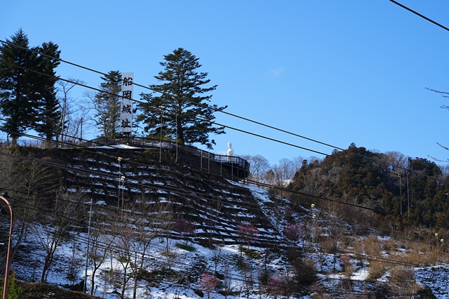 一目千本桜の咲く前の3月初めの風景