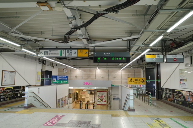 福島駅の一番線乗り場