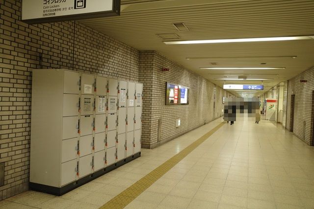 地下鉄長町駅のコインロッカー