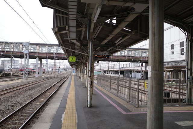 郡山駅の水郡線の乗り場