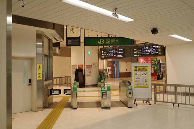 郡山駅の新幹線北改札