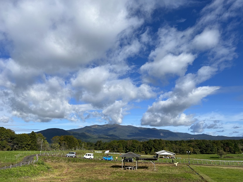 栗駒山の秋の風景
