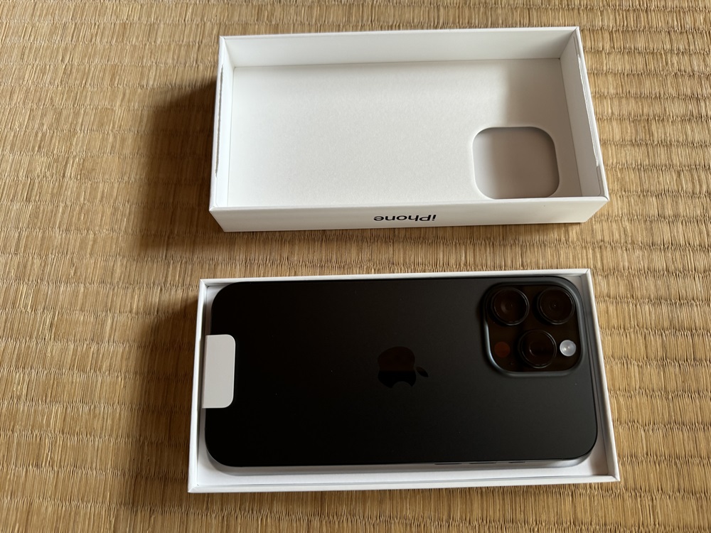iphone16pro max開封