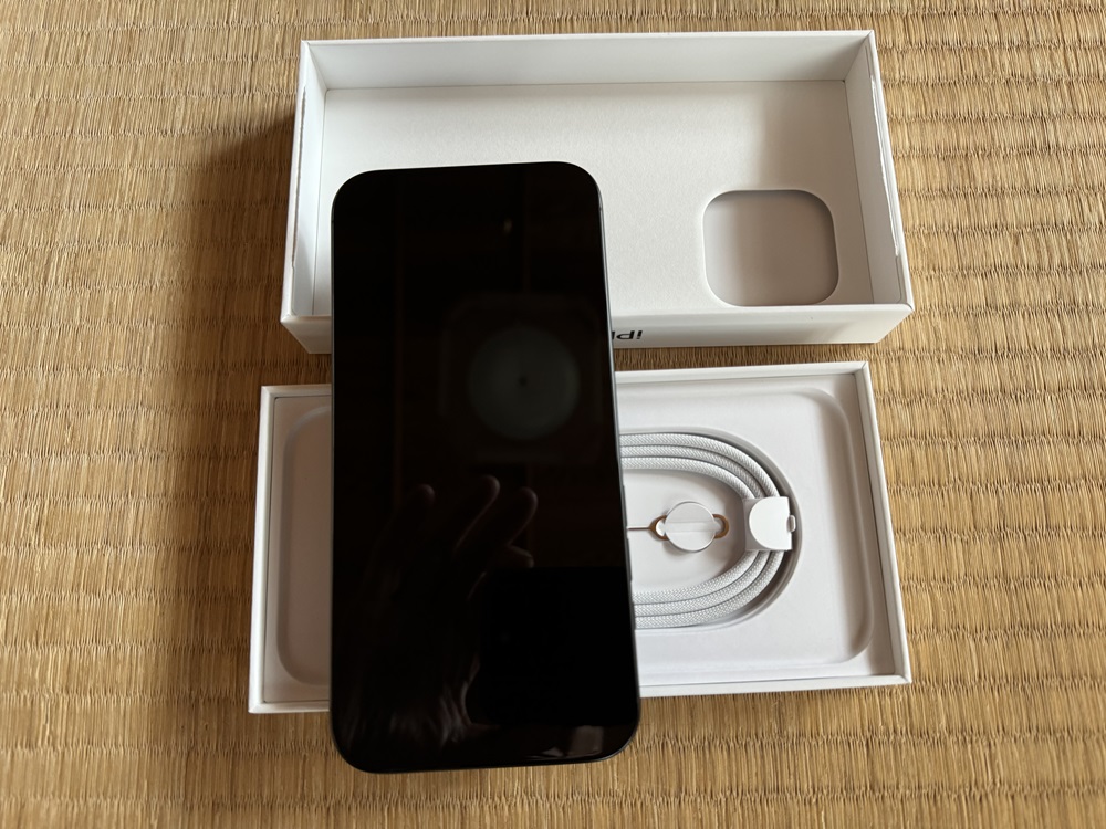 iphone16pro max開封