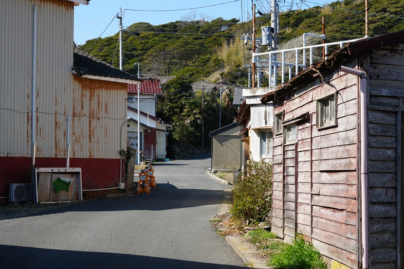 田代島の街並みの風景