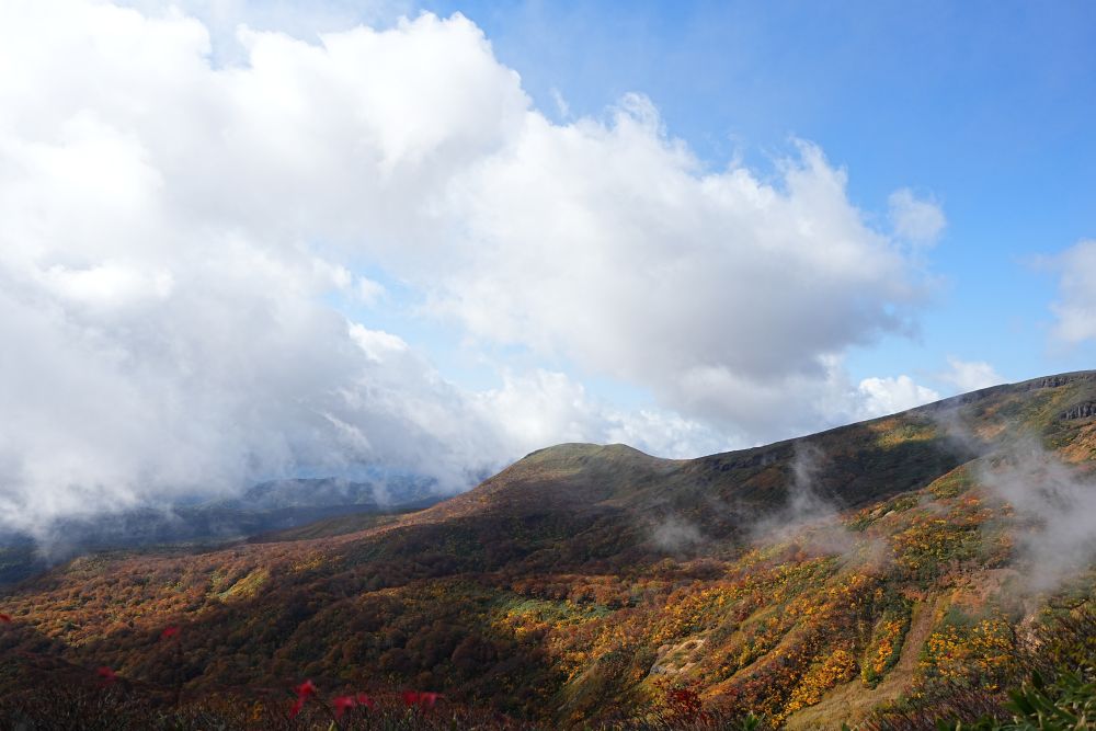 栗駒山の紅葉2025年10月17日