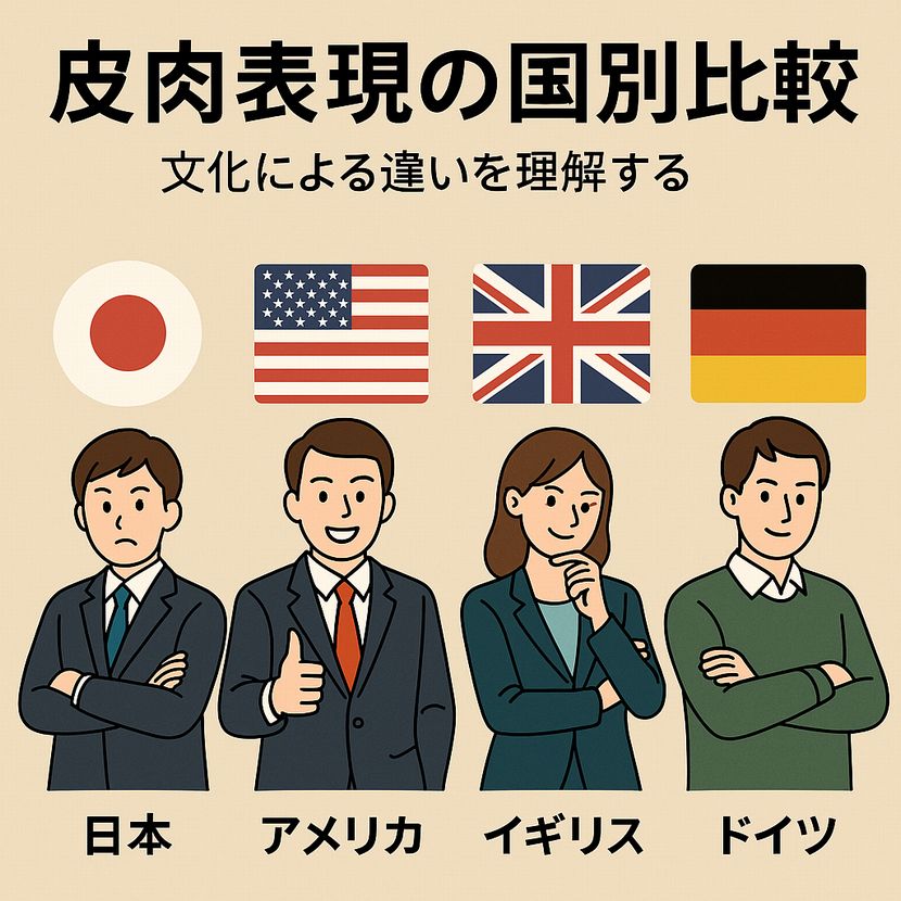 皮肉表現の国別比較｜文化の違いを知る