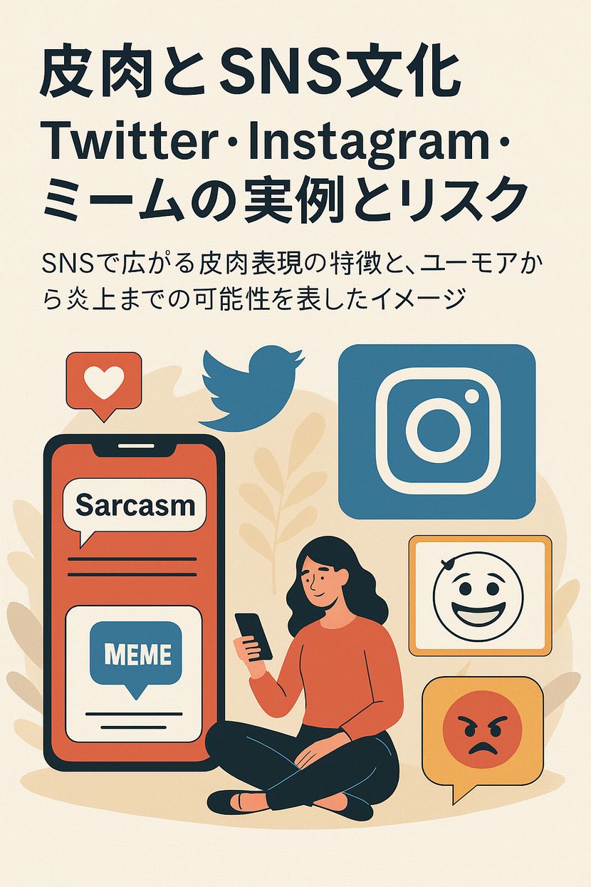 皮肉とSNS文化｜拡散と炎上の二面性