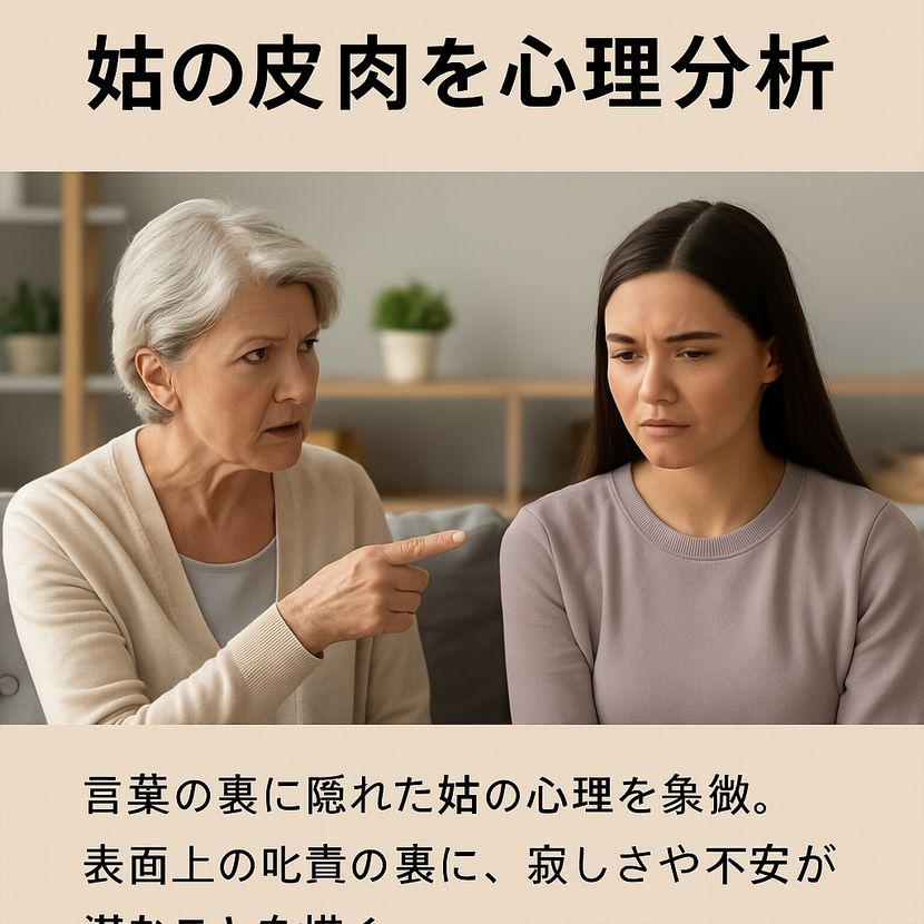 姑の心理を探る対話の瞬間