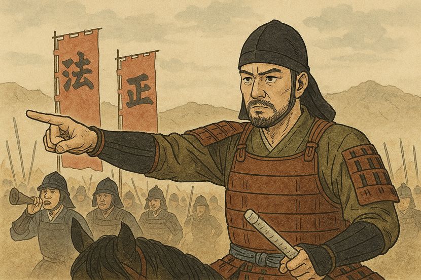 戦場で采配を振るう羽柴秀長|冷静な指揮官の姿(イメージ図)