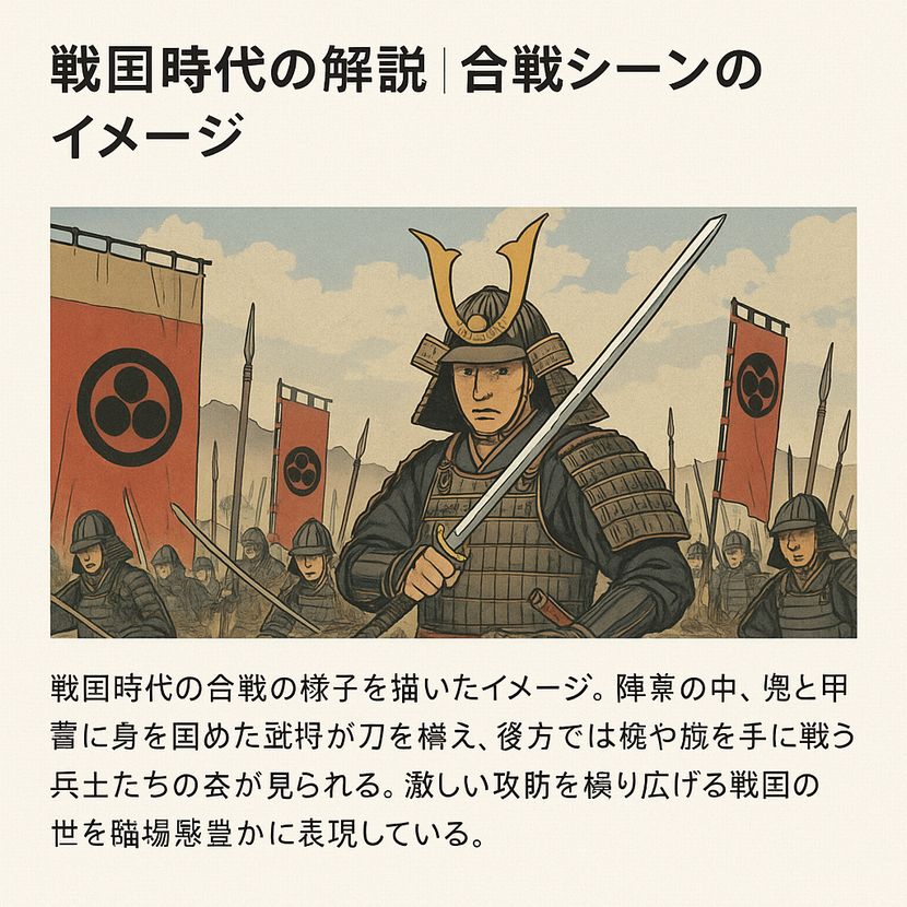 戦国時代の合戦風景|日本の戦乱を象徴する一場面