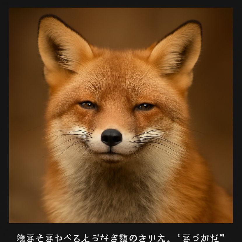 「ひょうひょうとした皮肉のまなざし」