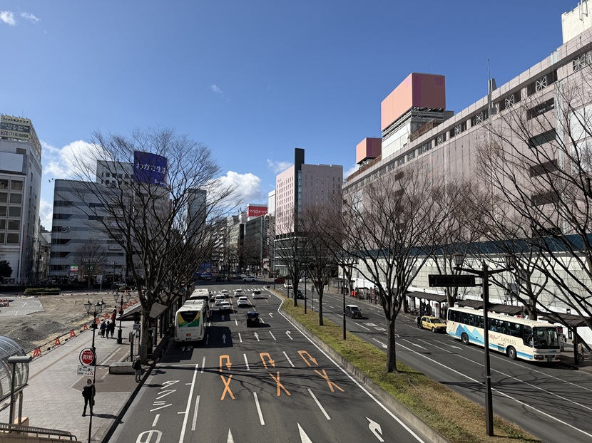 仙台市内の3月の風景写真
