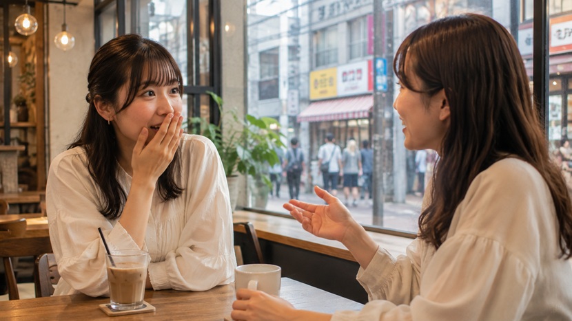 ほんまなどのかわいい大阪弁で会話する女性同士