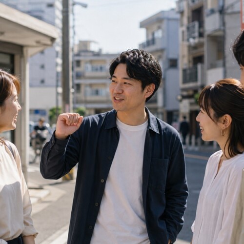 かっこいい関西弁を話す男女のイメージ