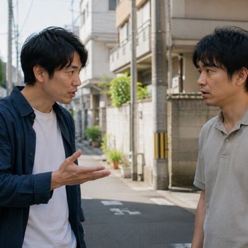 怖く聞こえる関西弁で会話する情景